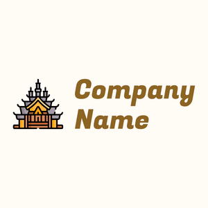 Sanctuary of truth on a Floral White background - Religión