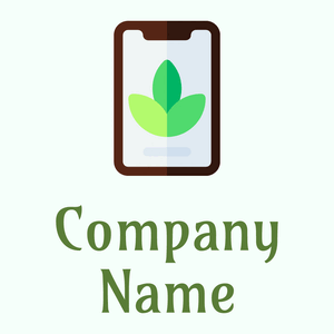 Pattens Blue Plant on a Mint Cream background - Agricultura