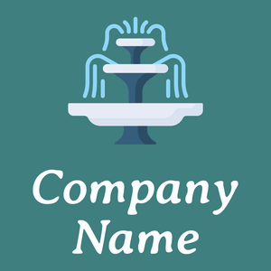 Fountain logo on a Ming background - Architektur