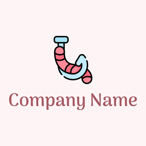 Worm on a Snow background - Dieren/huisdieren