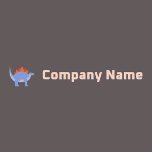 Stegosaurus logo on a Zambezi background - Animales & Animales de compañía