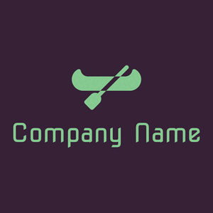 Canoe logo on a purple background - Sport