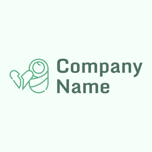 Orphan logo on a Mint Cream background - Niños & Guardería