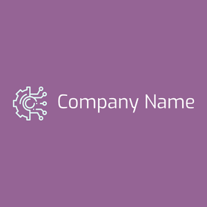 Settings logo on a Violet Blue background - Tecnologia
