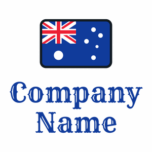Australia on a White background - Abstrakt