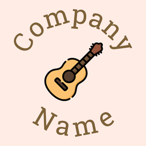 Guitar on a Misty Rose background - Divertissement & Arts