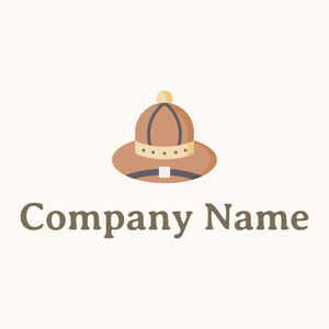 Archeologist logo on a Seashell background - Reizen & Hotel