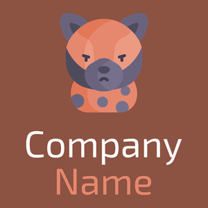 Hyena logo on a El Salva background - Animales & Animales de compañía