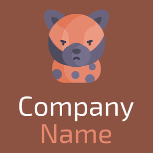 Hyena logo on a El Salva background - Tiere & Haustiere