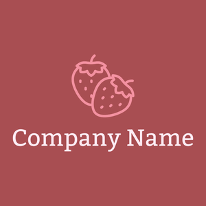 Strawberry logo on a Apple Blossom background - Environnement & Écologie