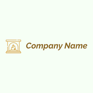 Fireplace logo on a Honeydew background - Juegos & Entretenimiento