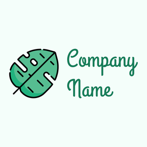 Monstera leaf on a Mint Cream background - Viagens & Hotel