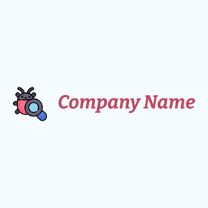 Virus logo on a Blue background - Computadora