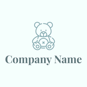 Plush toy logo on a Azure background - Bambini & Infanzia
