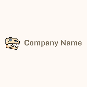 Tyrannosaurus rex logo on a Seashell background - Categorieën
