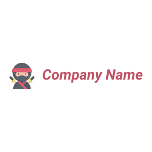 Ninja logo on a White background - Abstract