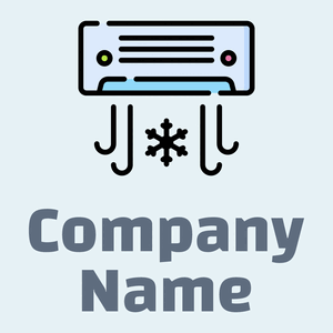 Air conditioner on a Pattens Blue background - Vendas
