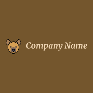 Hyena logo on a Horses Neck background - Tiere & Haustiere