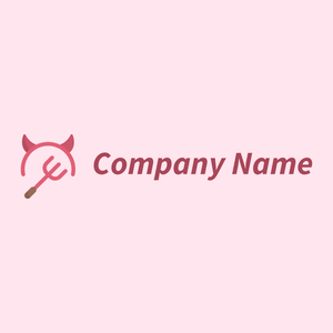 Headband logo on a Lavender Blush background - Religieus