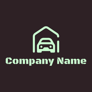 Garage on a Aubergine background - Automobiles & Vehículos