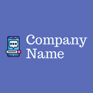 Mobile app logo on a Chetwode Blue background - Comunicazioni