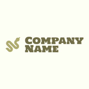 Snake logo on a Ivory background - Tiere & Haustiere