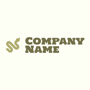 Snake logo on a Ivory background - Animales & Animales de compañía