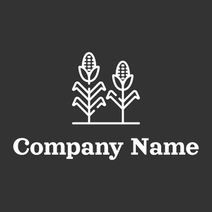 Corn logo on a Bastille background - Agricultura