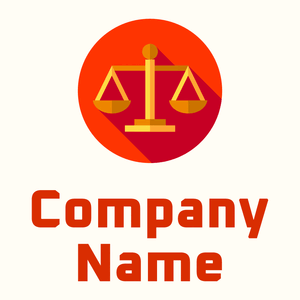Law logo on a Floral White background - Handel & Beratung