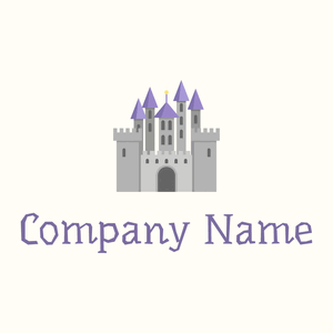 Castle logo on a Floral White background - Entertainment & Kunst