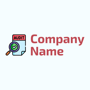 Audit logo on a Azure background - Abstracto