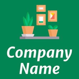 Shelf logo on a Tropical Rain Forest background - Muebles de casa