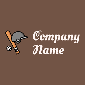 Baseball on a Tobacco Brown background - Sport