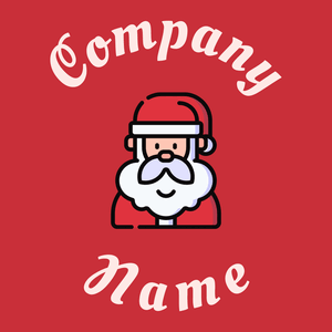 Santa claus on a Persian Red background - Community & No profit