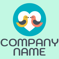 lovebirds with heart logo - Encontros & Relacionamentos