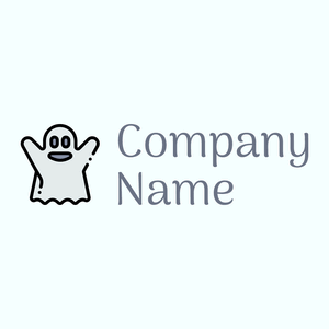 Character logo on a Azure background - Abstracto