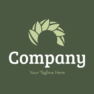 Logo of pale green round leaves - Paisage