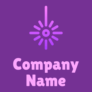 Laser logo on a Vivid Violet background - Medical & Farmacia