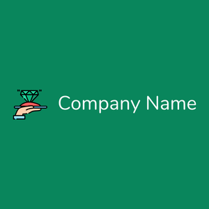 Diamond logo on a Pine Green background - Unterhaltung & Kunst