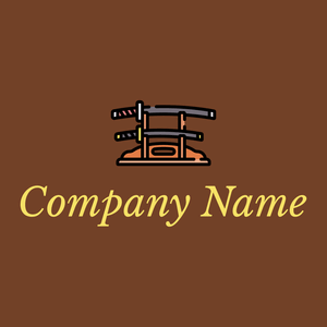 Katana logo on a New Amber background - Sport