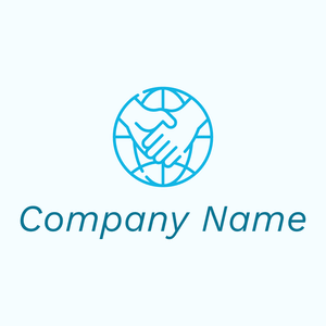 International relations logo on a Azure background - Caridade & Empresas Sem Fins Lucrativos