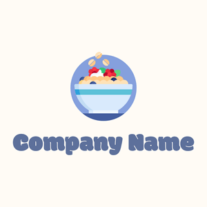 Oat logo on a Floral White background - Agriculture