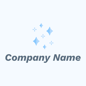 Shine logo on a Alice Blue background - Abstrait