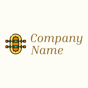 Raft logo on a Floral White background - Domaine sportif
