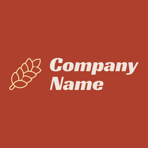 Wheat logo on a Rose Of Sharon background - Agricoltura