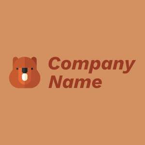 Groundhog logo on a Whiskey background - Abstrakt