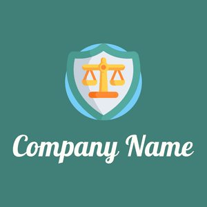 Notary logo on a Viridian background - Negócios & Consultoria