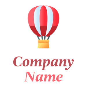 Hot air balloon on a White background - Auto & Voertuig