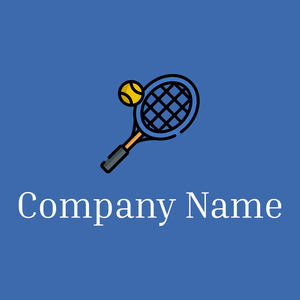 Tennis racket logo on a Mariner background - Jeux & Loisirs