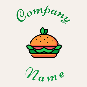 Vegan Burger logo on a grey background - Nourriture & Boisson
